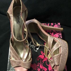 Pink Sparkling Heels